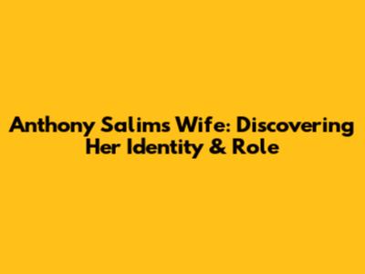 Anthony Salim's Wife: Discovering Her Identity & Role