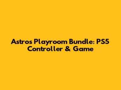 Astro's Playroom Bundle: PS5 Controller & Game