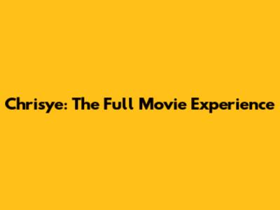 Chrisye: The Full Movie Experience