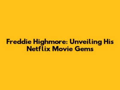 Freddie Highmore: Unveiling His Netflix Movie Gems