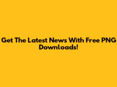 Get The Latest News With Free PNG Downloads!