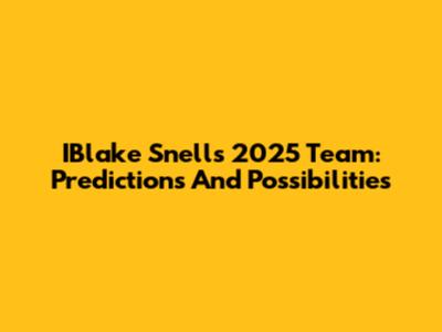 IBlake Snell's 2025 Team: Predictions And Possibilities