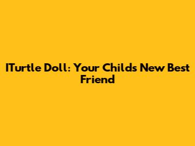 ITurtle Doll: Your Child's New Best Friend