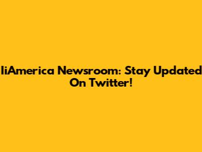 IiAmerica Newsroom: Stay Updated On Twitter!
