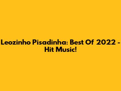 Leozinho Pisadinha: Best Of 2022 - Hit Music!