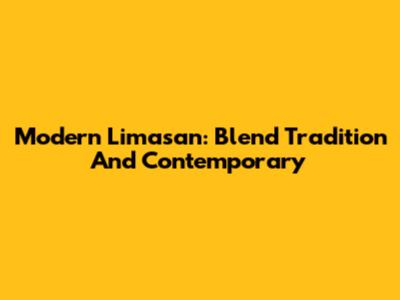 Modern Limasan: Blend Tradition And Contemporary