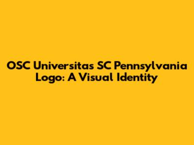 OSC Universitas SC Pennsylvania Logo: A Visual Identity