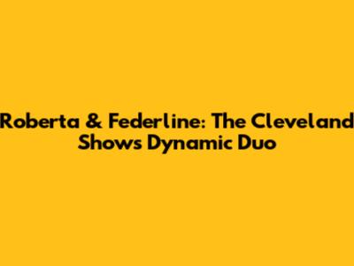 Roberta & Federline: The Cleveland Show's Dynamic Duo
