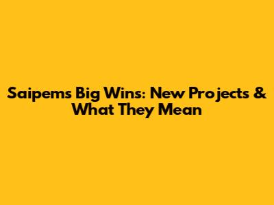 Saipem's Big Wins: New Projects & What They Mean
