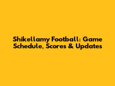 Shikellamy Football: Game Schedule, Scores & Updates