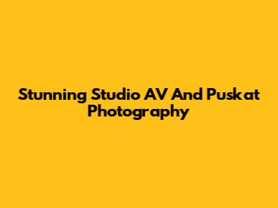 Stunning Studio AV And Puskat Photography