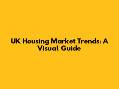 UK Housing Market Trends: A Visual Guide
