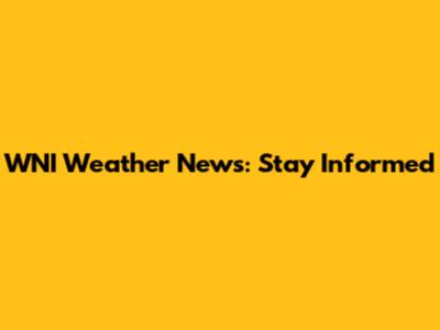 WNI Weather News: Stay Informed