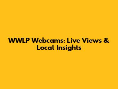 WWLP Webcams: Live Views & Local Insights
