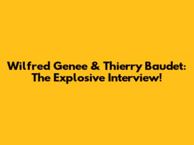 Wilfred Genee & Thierry Baudet: The Explosive Interview!